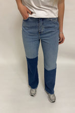 Load image into Gallery viewer, Zikka Color Block Pants - Medium Blue Denim
