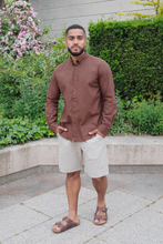 Load image into Gallery viewer, Linen Shirt - Coffee
