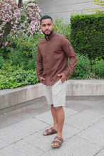 Load image into Gallery viewer, Linen Shirt - Coffee
