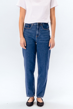 Load image into Gallery viewer, The Original Performance Mom Jeans - Medium Blue Denim
