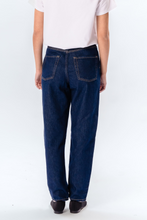 Load image into Gallery viewer, The Original Performance Mom Jeans - Dark Blue Denim
