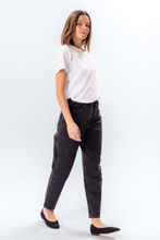 Load image into Gallery viewer, The Original Performance Mom Jeans - Washed Black Denim
