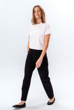 Load image into Gallery viewer, The Original Performance Mom Jeans - Black Denim
