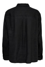 Afbeelding in Gallery-weergave laden, Tokyo linnen shirt - zwart
