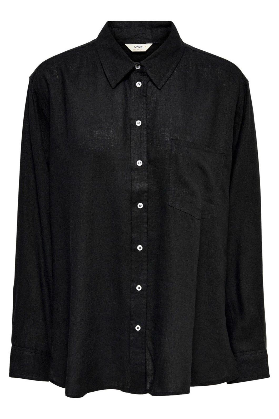 Tokyo linnen shirt - zwart