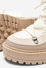 Charger l&#39;image dans la galerie, Bottes de la lune bandie - blanc
