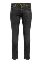 Load image into Gallery viewer, Loom Slim Black Jeans - Black
