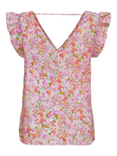 Carica l&#39;immagine nel visualizzatore di Gallery, Star Frill V-Neck Bluse - Tofu Darling Ditsy
