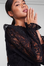 Charger l&#39;image dans la galerie, Allie Lace Bluse - Black
