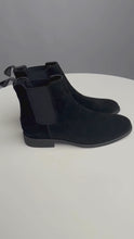 Load and play video in Gallery viewer, Chelsea Boots - Black Suede
