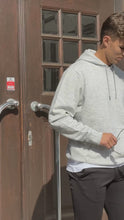 Load and play video in Gallery viewer, Sweatshirt Hoodie - Ash Grey
