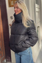 Load and play video in Gallery viewer, Short Puffer Jacket - Black
