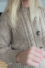 Load and play video in Gallery viewer, Botton Knit - Beige
