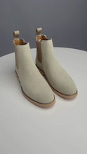 Load and play video in Gallery viewer, Chelsea Boots - Beige
