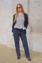 Cargar imagen en el visor de la galería, Sienna Striped Knit - Pink/Chocolate
