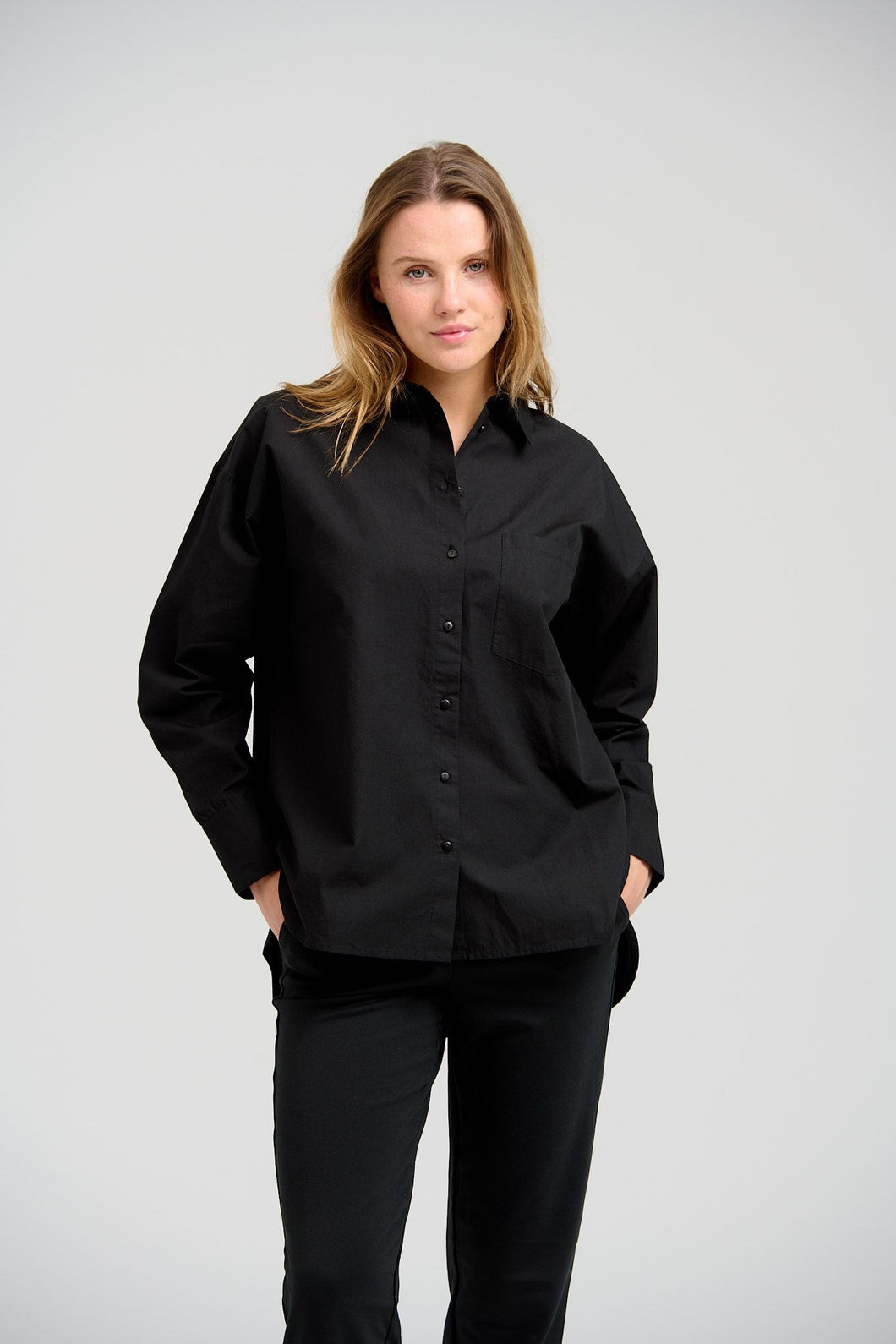 Camicia rilassata - nero