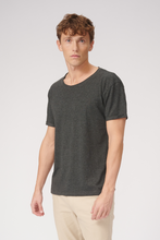 Load image into Gallery viewer, Raw Neck T-shirt - Dark Gray
