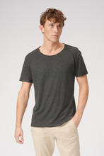 Load image into Gallery viewer, Raw Neck T-shirt - Dark Gray
