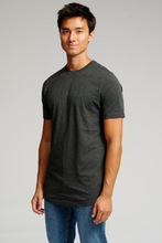 Load image into Gallery viewer, Long T-shirt - Dark Grey Melange
