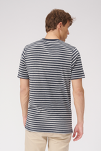 Cargar imagen en el visor de la galería, Nørregade Stripe - Mottled Blue -Gray

