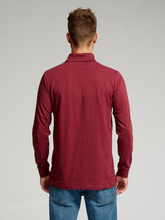 Load image into Gallery viewer, Roll collar sweater - Burgundy Red
