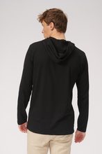 Charger l&#39;image dans la galerie, Sweat à capuche léger - noir
