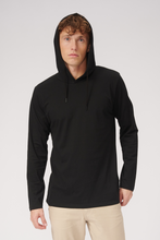 Charger l&#39;image dans la galerie, Sweat à capuche léger - noir
