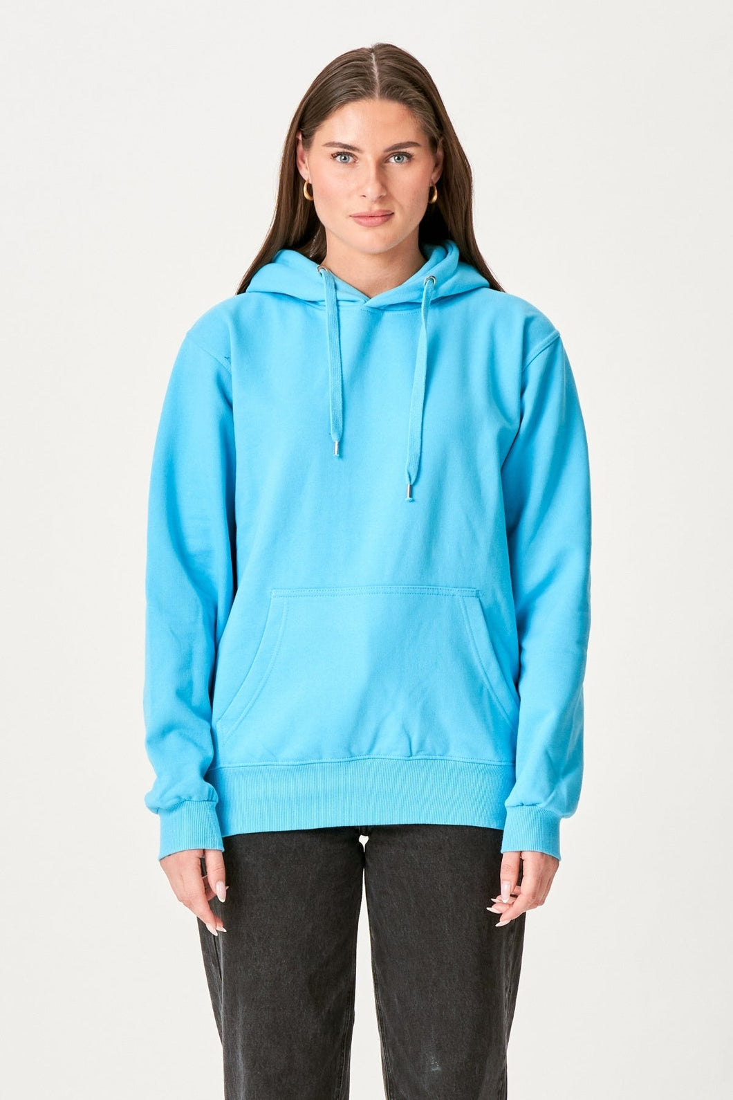 Boyfriend Sweat à capuche - Blue turquoise