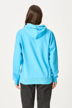 Charger l&#39;image dans la galerie, Boyfriend Sweat à capuche - Blue turquoise
