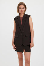 Carica l&#39;immagine nel visualizzatore di Gallery, Troian Blazer Vest - Coffee Bean
