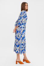 Cargar imagen en el visor de la galería, Elly 3/4 Shirt Dress - Nautical Blue
