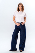 Load image into Gallery viewer, The Original Performance Wide Jeans - Dark Blue Denim
