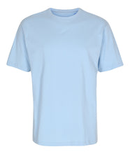 Cargar imagen en el visor de la galería, Oversized T-shirt - Light blue - TeeShoppen - White
