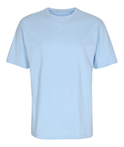 Oversized T-shirt - Light blue - TeeShoppen - White