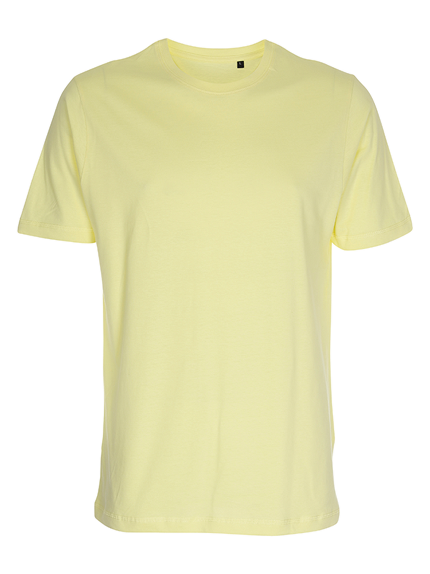 Organic Basic T-shirt - Light Yellow - TeeShoppen - Yellow 7