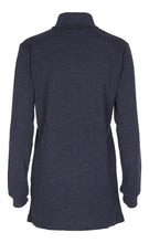 Load image into Gallery viewer, Roll collar sweater - Heather blue - TeeShoppen - Blue 2
