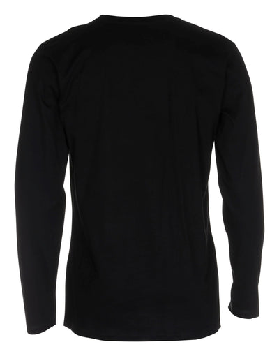 Basic Long-sleeved T-shirt - Black - TeeShoppen - Black 6