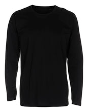 Afbeelding in Gallery-weergave laden, Basic Long-sleeved T-shirt - Black - TeeShoppen - Black 5
