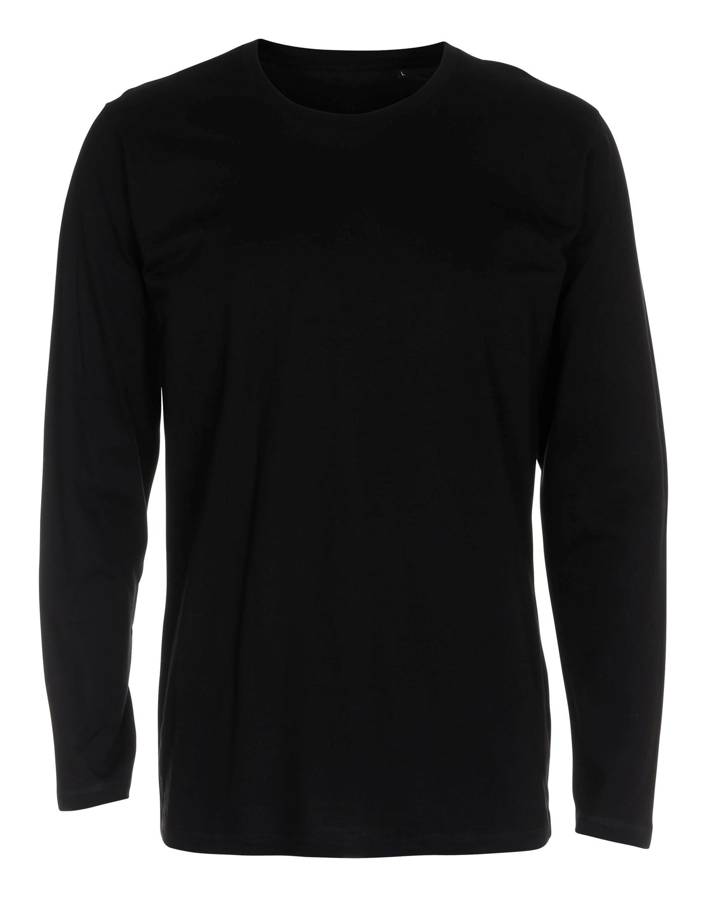 Basic Long-sleeved T-shirt - Black - TeeShoppen - Black 5