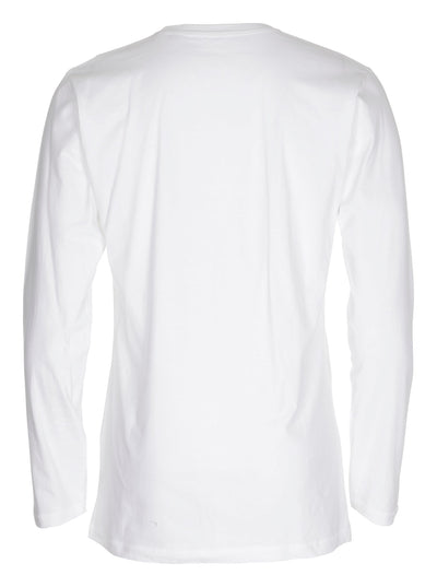 Basic Long-sleeved T-shirt - White - TeeShoppen - White 6