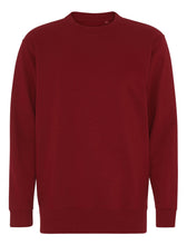 Charger l&#39;image dans la galerie, Basic Crewneck - Burgundy Red - TeeShoppen - Red 6
