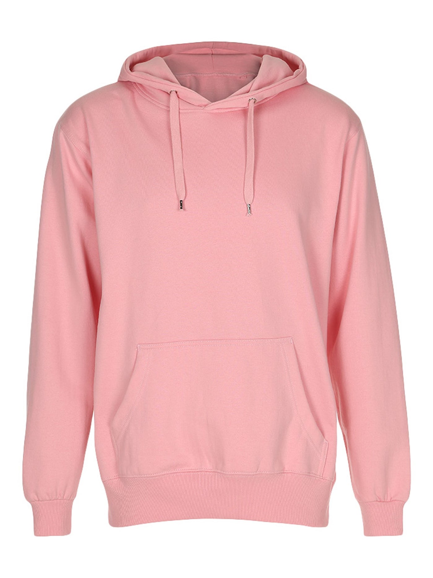 Basic hoodie - Pink - TeeShoppen - Pink 9