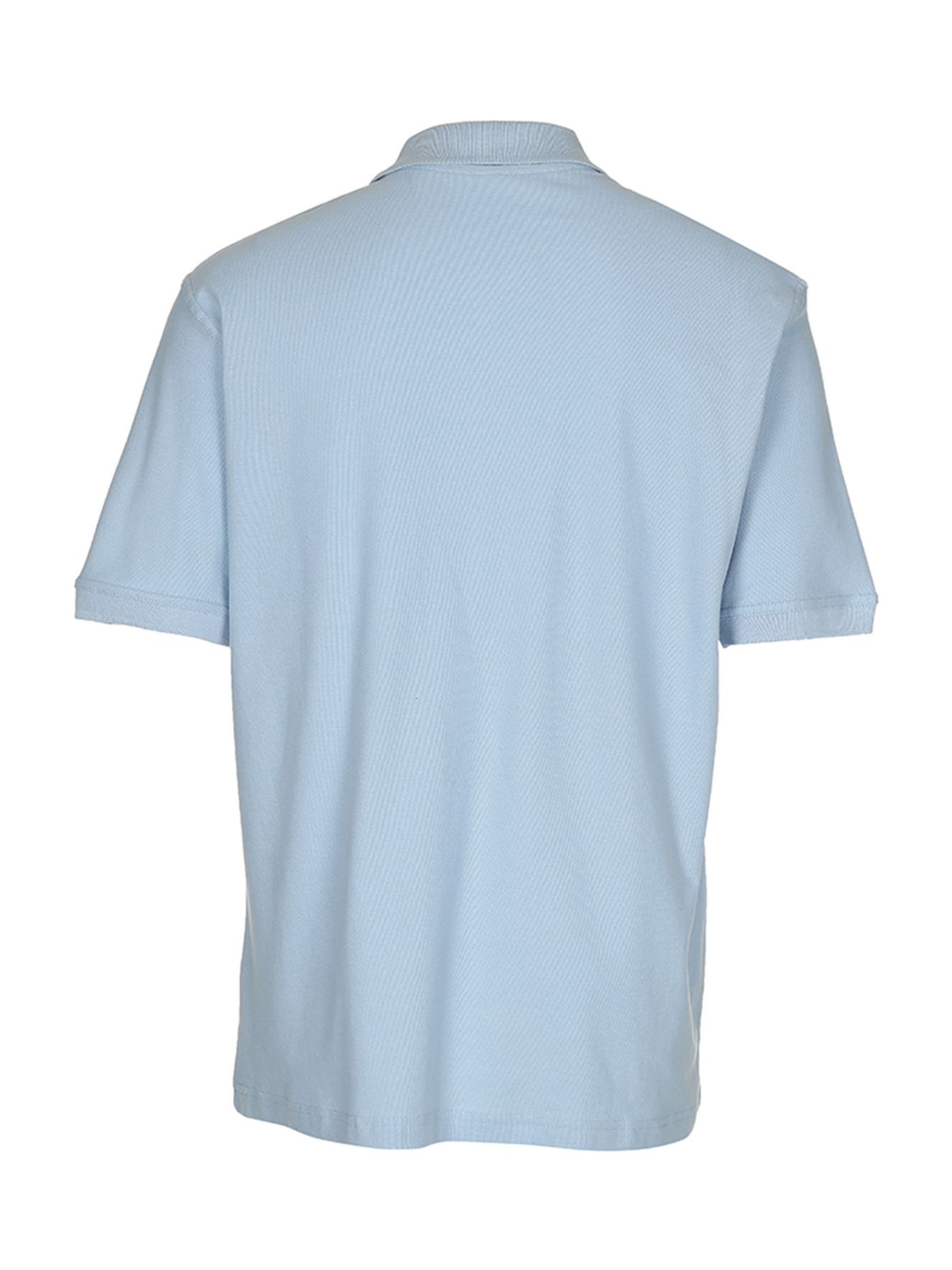 Oversized Polo - Light Blue - TeeShoppen - White 2