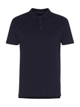 Load image into Gallery viewer, Muscle Polo Shirt - Navy - TeeShoppen - Blue 3
