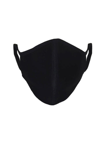 10 pcs. Fabric mask with 3 layers - Black (organic cotton) - TeeShoppen - Black