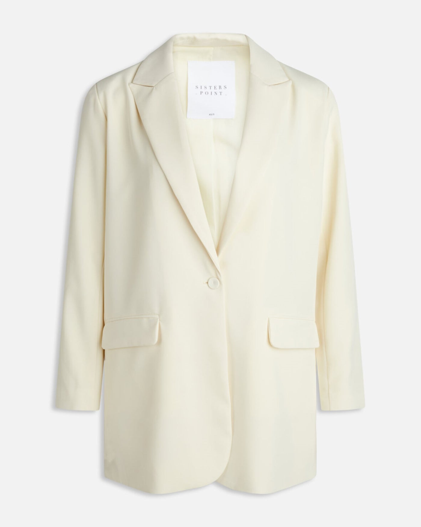 Vagna Oversized Blazer - Cream - Sisters Point - White