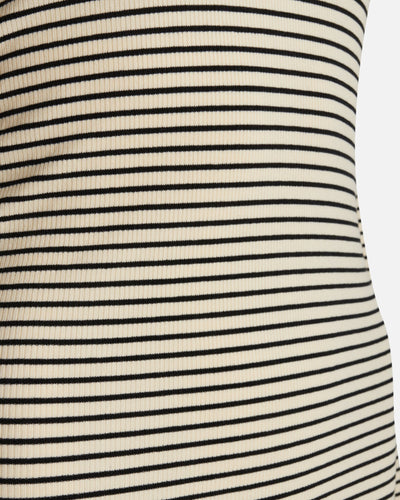 Visan Striped Dress - Beige - Sisters Point - Khaki 3