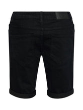 Load image into Gallery viewer, Denim Shorts - Black - TeeShoppen - Black 7
