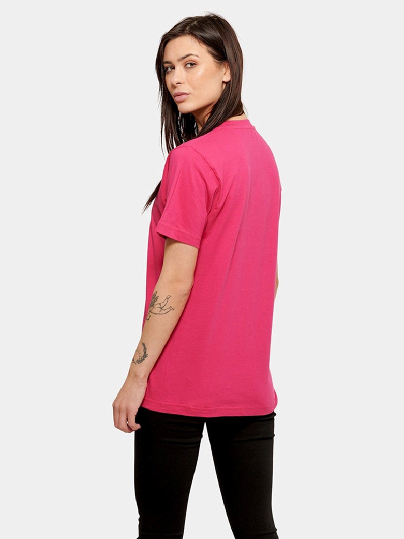 Oversized t-shirt - Pink - TeeShoppen - Pink 4