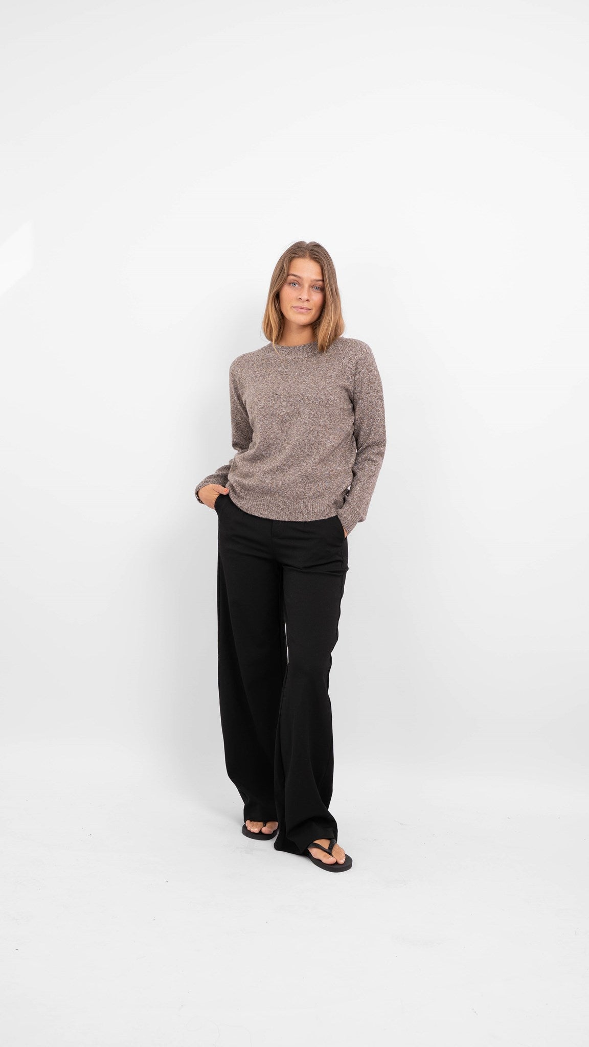 Blød Duffy Knit - Coffee Bean - Vero Moda - Brown